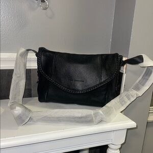 Aimee Kestenberg Black Leather Shoulder Bag